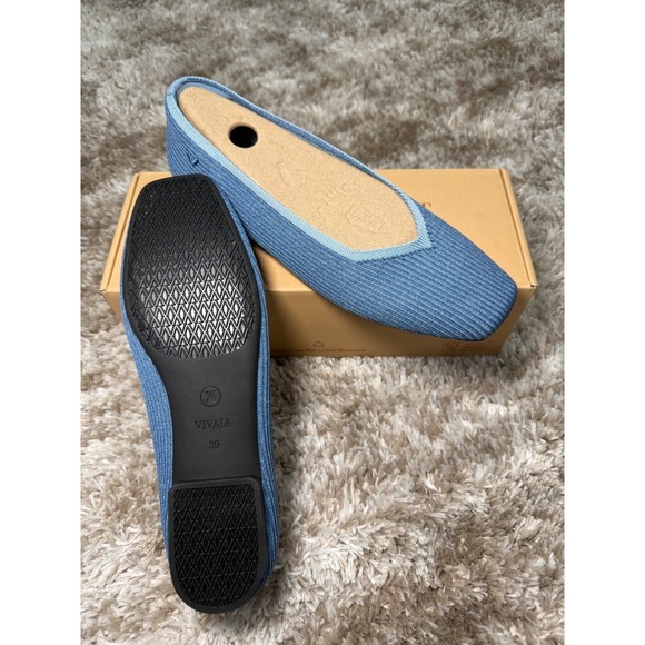 VIVAIA Square-Toe V-Cut Flats (Margot™ 2.0) EU 39 / US 8 - Picture 6 of 9